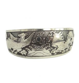   Embossed Design Brass Adjustable Cuff Bracelet Indian Jewelry