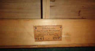   Quartersawn Oak Mission Barrister Bookcase Cap Pattern 141