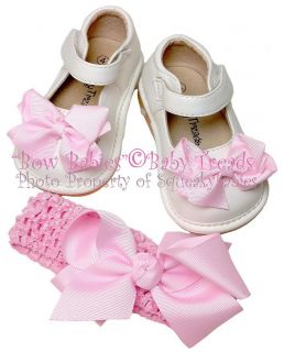 add a bow mary jane with pink bows headband set
