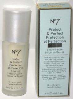 Boots No7 Protect Perfect Intense Beauty Serum Anti Aging Peptide 