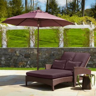 atlantis double chaise lounge the bordeaux resin weave blends with any 