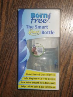 New Born Free Glass Baby Bottle 5 oz Bornfree Infant