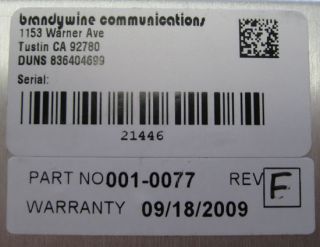 auction brandywine network time adapter nta 100 ntp server used in 