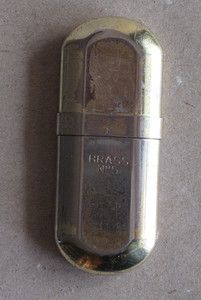 Antique Brass Nickeled Petrol Cigarette Lighter Brass No 5