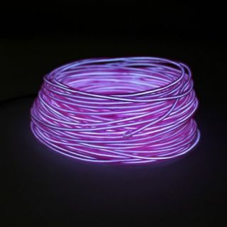 Sound Activated El Wire Neon Dancing Bright Purple 7