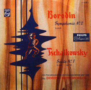 Mitropoulos Nypo Borodin Symphony No 2 Tchaikovsky Philips A 01160 L 
