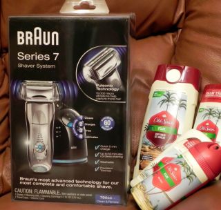 BRAUN 790 Series 7 790cc 4 Cordless Pulsonic Rechargeable Shaver 