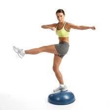 Bosu Sport 55 cm Balance Ball Fitness Core Strength Workout