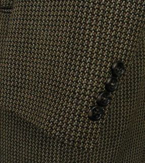 Hugo Boss Tweed Blazer Brown Wool 44R Einstein Perfect