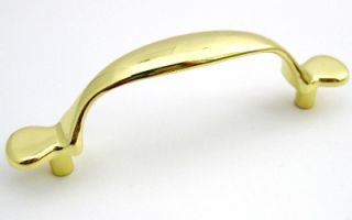 Brainerd Polished Brass Gold Cabinet Pull Handle 5140