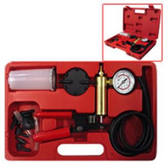 Brake Bleeder Vacuum Pump Test Kit Gauge Auto Tool New