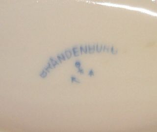 Antique Violets Shaving Mug Brandenburg Germany Poker