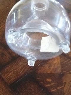 Antique Hand Blown Glass Fly Catcher Trap Bottle
