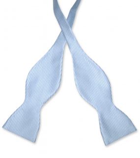 Antonio Ricci SELF TIE Bow Tie Solid BABY BLUE Color Mens BowTie