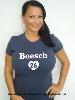 Womens Cute Brennan Boesch Tigers T Shirt Jersey Small thru 2XL