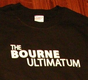 The Bourne Ultimatum Matt Damon Movie T Shirt New L