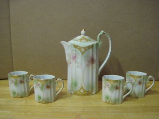 Vintage RS Porcelain Chocolate Tea Set