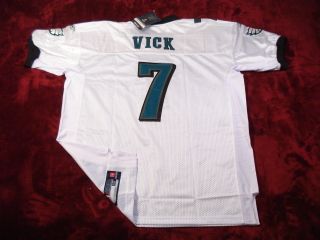 Michael Vick Eagles White NFL Sewn Jersey Choose Size