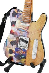 Miniature Guitar Art Series PINK FLOYD Back Catalogue & Strap