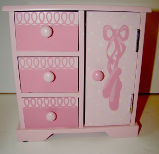  Sonoma Pink Ballerina Jewelry Box