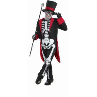 Boys Costume Mr Bone Jangles Skeleton w Hat