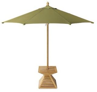 Grade A Teak Wood Umbrella Stand Cover Umbrella Base Outdoor Garden 