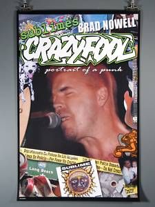Sublime Crazy Fool Bradley Nowell Excellent Poster