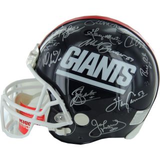 Steiner 1986 Super Bowl Champion New York Giants Team Signed Helmet 29 