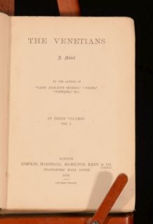 1892 3vol The Venetians A Novel M E Braddon Extremely Scarce