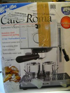 Breville Cafe Roma Espresso Cappuccino Machine
