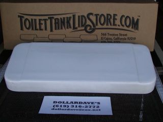   White Toilet Tank Lid Very RARE Model for Wall Mounted Toilets
