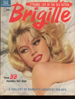 BRIGITTE Vol. 1 No. 1 1958 Magazine BARDOTS GREATEST PIN UPS