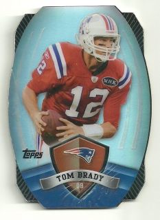 Tom Brady Patriots QB 2012 Topps Game Time Giveaway Give Away Die Cut 