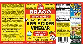 Bragg Organic Raw Unfiltered Apple Cider Vinegar 128 FL Oz