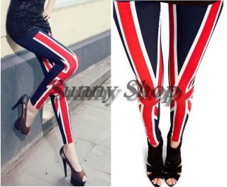 New Fashion Women UK British Flag Leggings Tights Legwear Pants One 