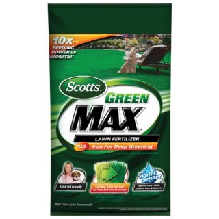 Scotts 5 000 SQFT Coverage 20 0 2 Green Max Lawn Fertilizer