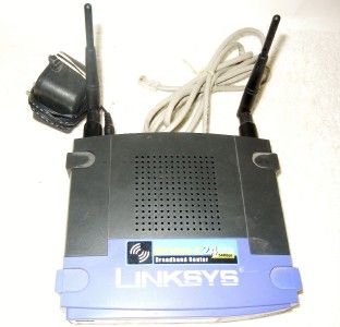 Linksys Wireless G Broadband Router USB Network Adapter 2 4 GHz WRT54G 