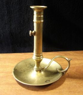   Brass Chamberstick Candlestick Candle Holder Candleholder 7 5