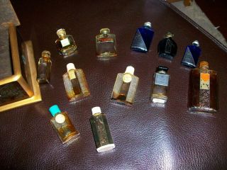    Perfume Bottles Rare Bottle Lot Coty France Glass Brass Collectables