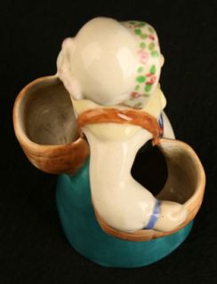   Old Hand Made Figural Woman Vase Signed Brayton Laguna Pottery
