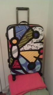 Britto by Heys USA Butterfly 26 Spinner Case Wheeled Luggage B70026 