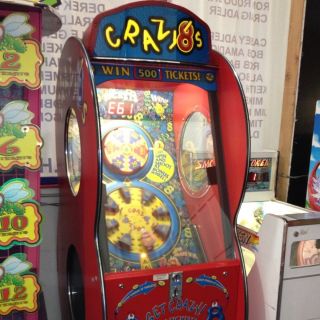  Crazy 8S Arcade Redemption Machine