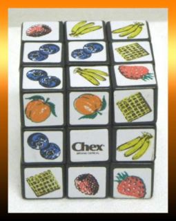 Vintage CHEX Breakfast CEREAL Promotional RUBIKS CUBE Puzzle LN Mail 