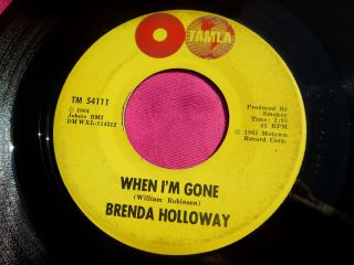 Brenda Holloway When IM Gone 45 RPM Alternate Take