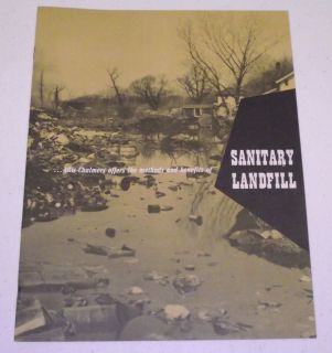 Allis Chalmers Landfill Brochure 1957 Mint Condition