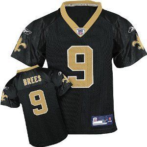 Drew Brees NEW W/TAGS NEW ORLEANS SAINTS Youth LARGE Reebok (14 16) #9 