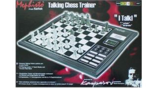 Saitek Talking Chess Trainer Computer Training New