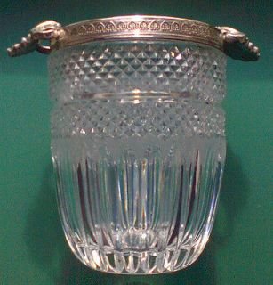 crystal icebucket with silverplated mounting from netherlands time 