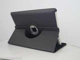   Rotating Leather Smart Cover Case Stand For iPad 2/3/4 new ipad