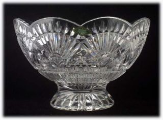 shannon cut crystal freedom glass centerpiece bowl 